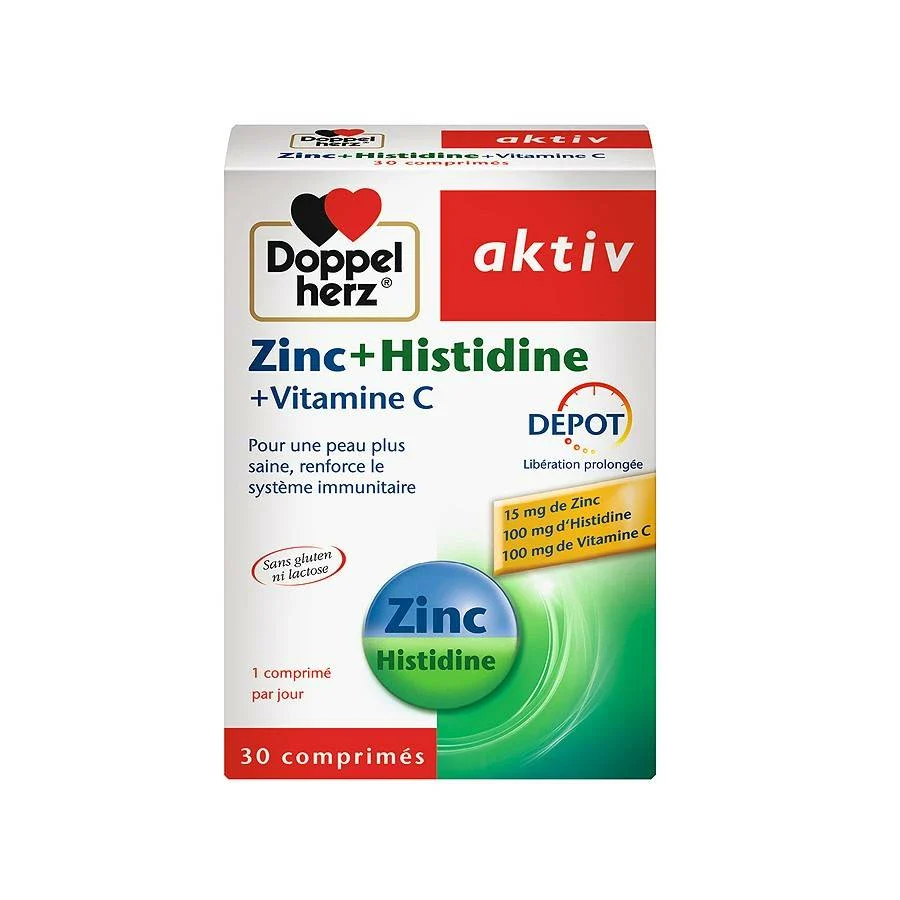 AKTIV ZINC+HISTIDINE+VITAMINE C 30 COMPRIMES