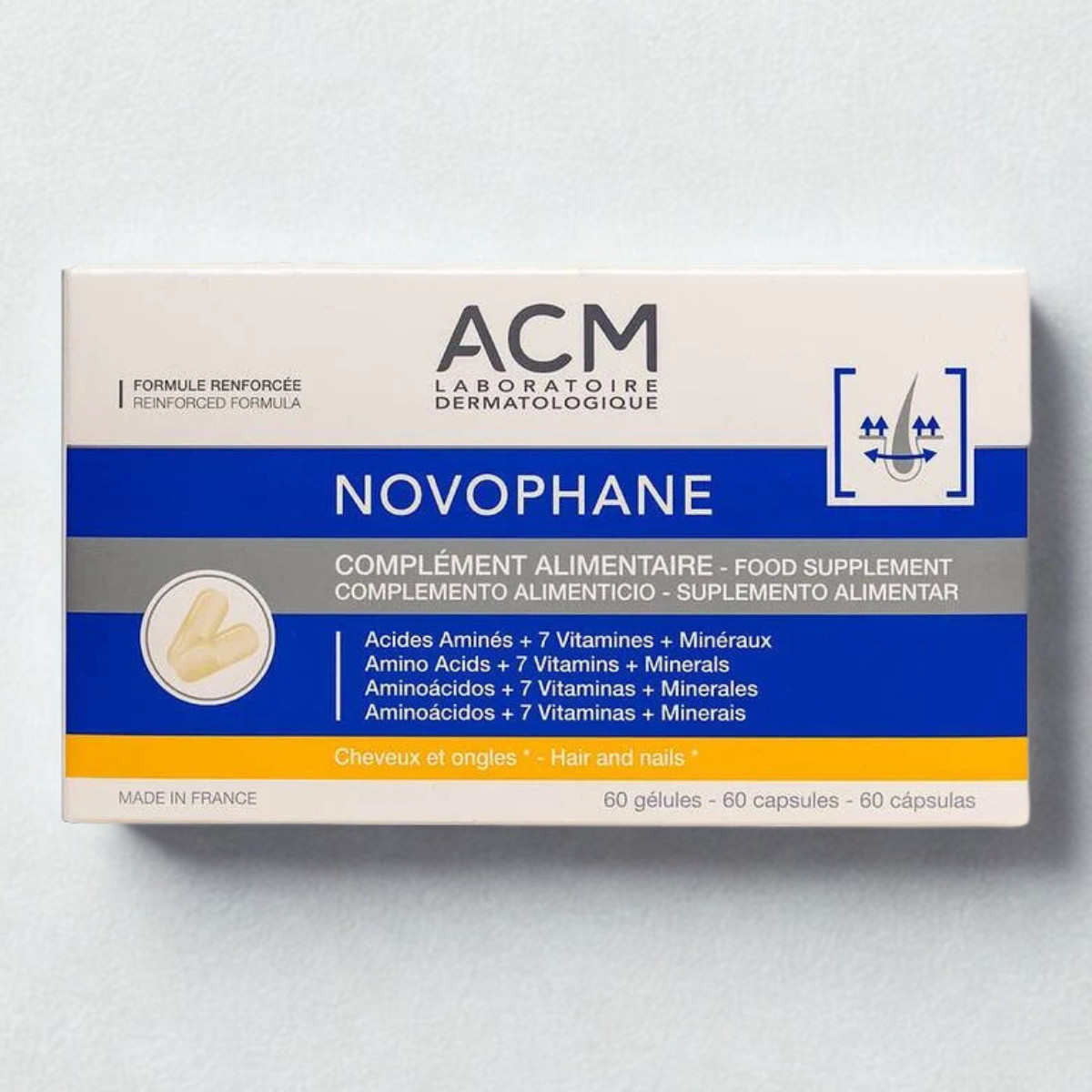 ACM NOVOPHANE ONGLES & CHEVEUX 60 capsules