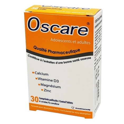 OSCARE ADOLESCENT ET ADULTE COMPLEMENT 30 comprimés