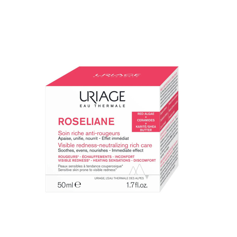 URIAGE ROSELIANE CREME RICHE ANTI ROUGEURS,50ML