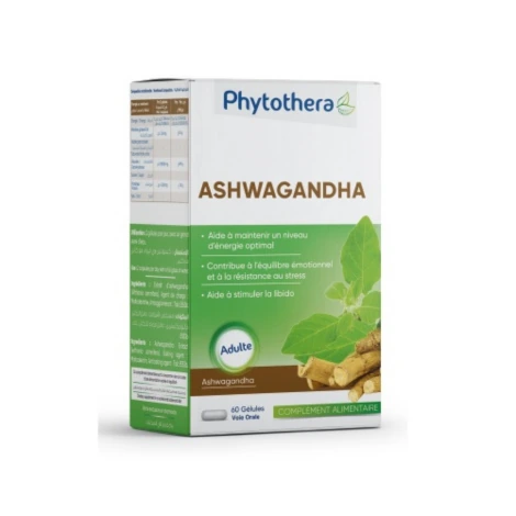 PHYTOTHERA ASHWAGANDHA 60 capsules