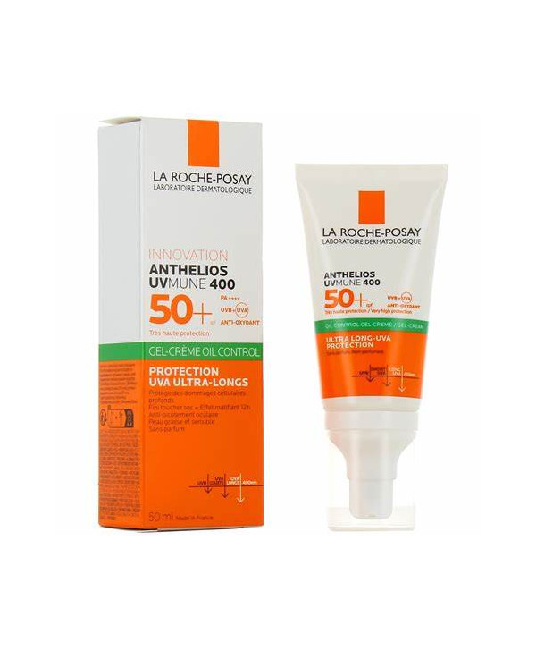 La roche posay Anthelios oil control Gel-Crème toucher sec SPF50+ 50ml