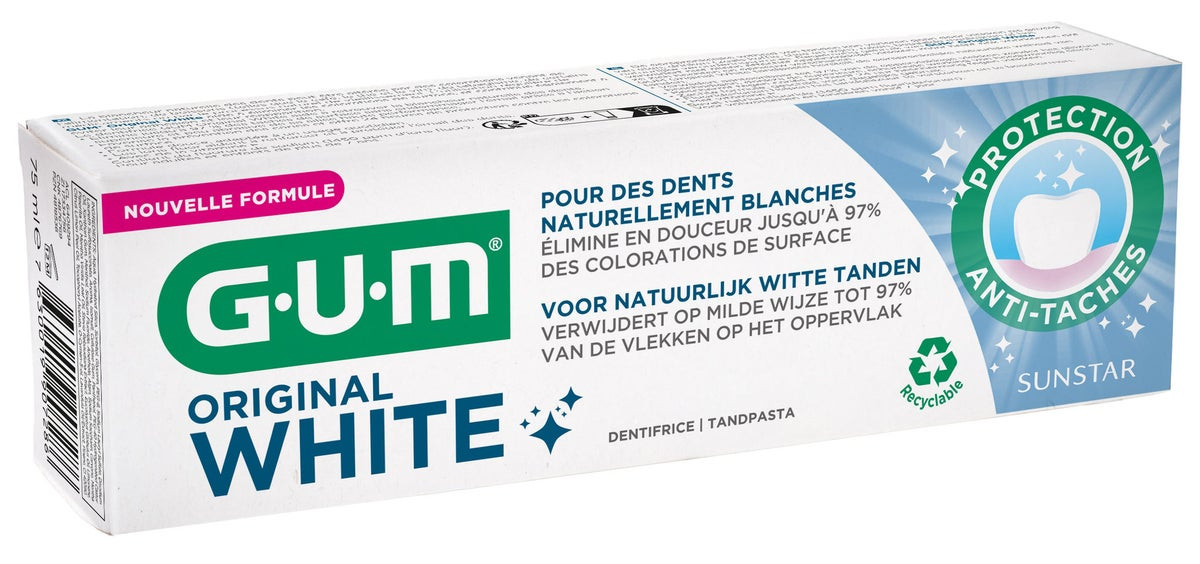Gum dentifrice original white blancheur 75ML